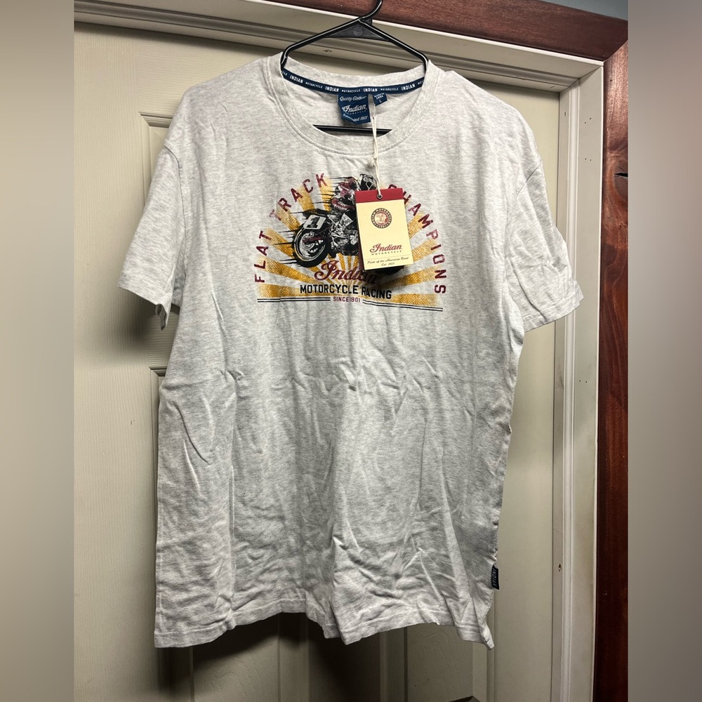 Indian Motorcycle Flat Track Champions shirt size large men’s